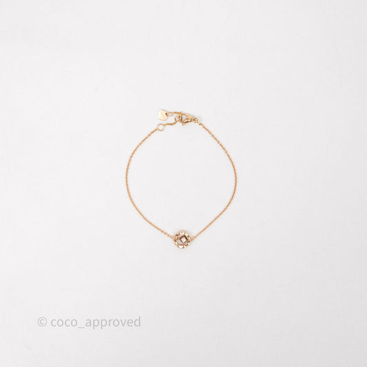 Chanel Coco Crush Bracelet 18K Diamond Beige Gold Hardware