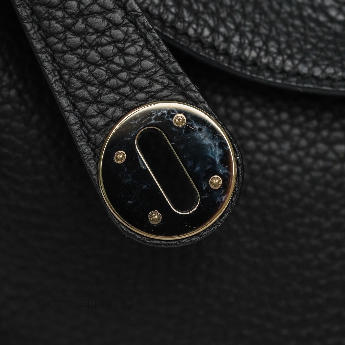 Hermès Lindy 30 Black Clemence Palladium Hardware