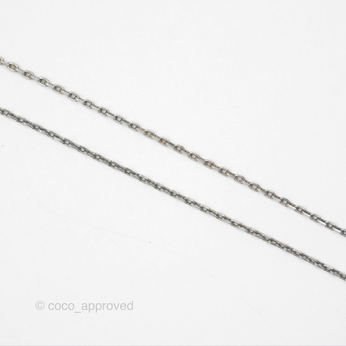 Hermès Cage D'H Necklace Rose Dragee 3Q Palladium Hardware