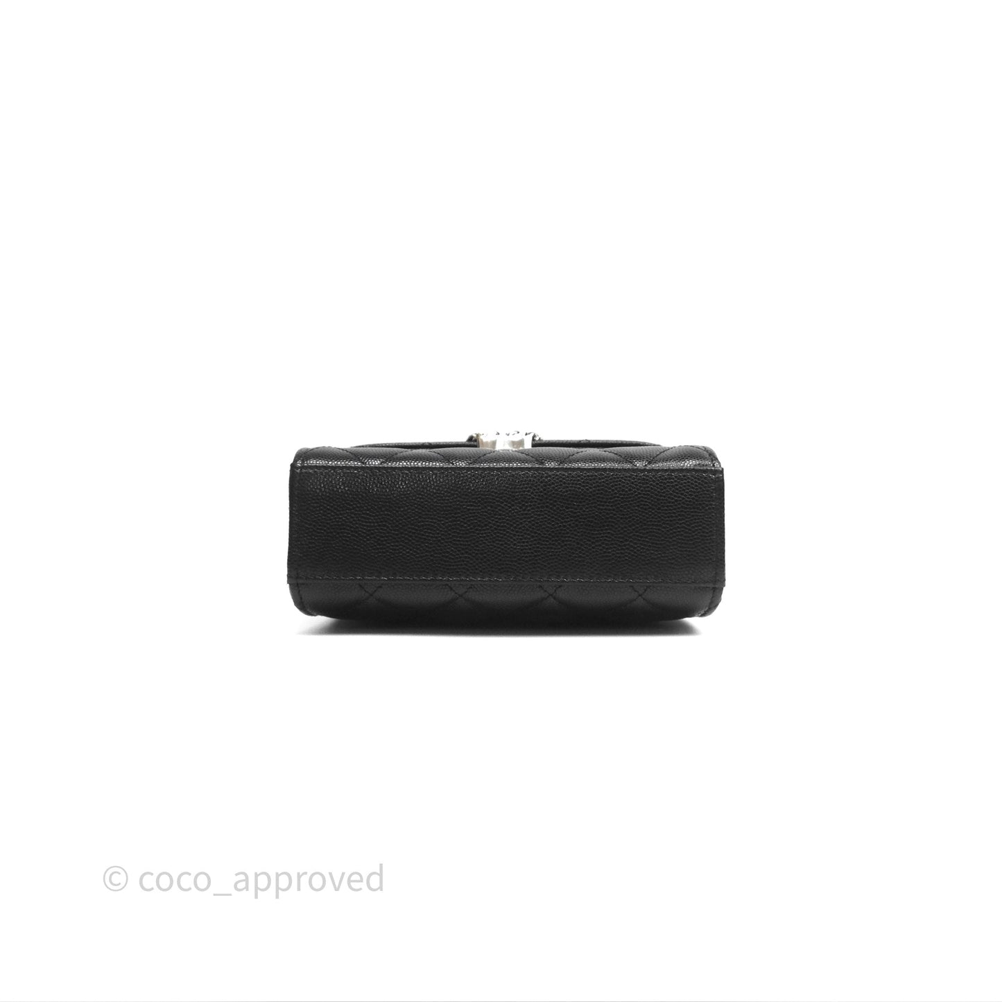 Chanel Kelly Clutch With Chain Black Caviar Gold Hardware