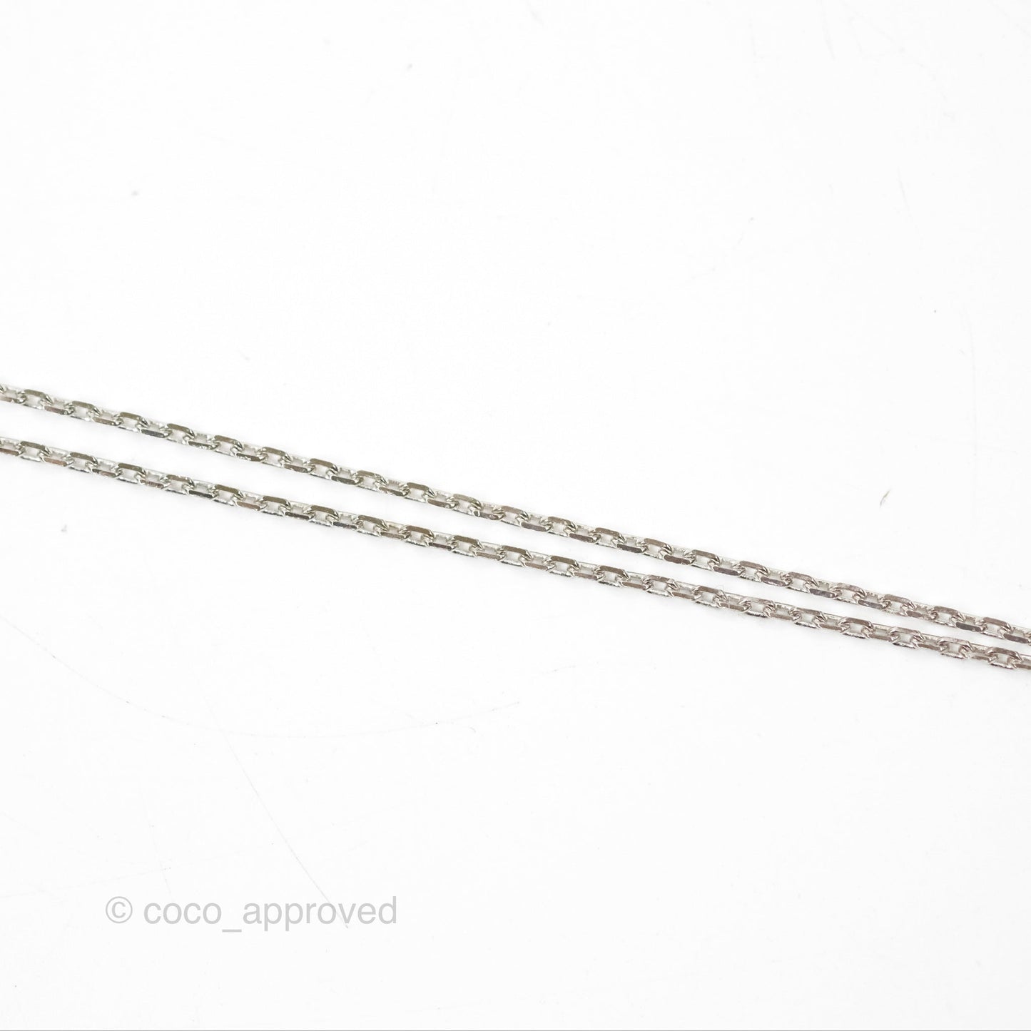 Hermès Mini Pop H Rose Dragee Pendant Necklace Palladium Hardware