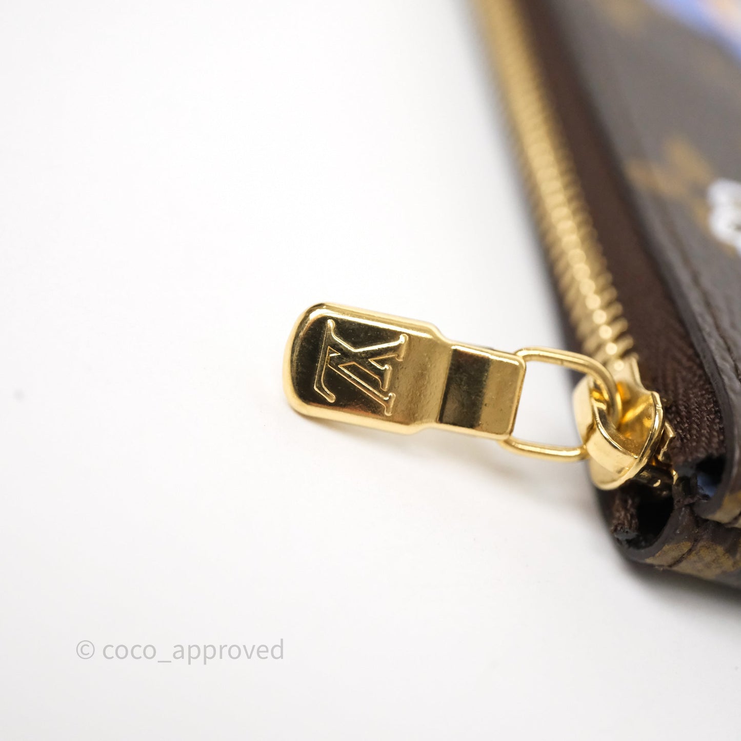 Louis Vuitton Vivienne Wintery Travel Collection Key Pouch Monogram Canvas