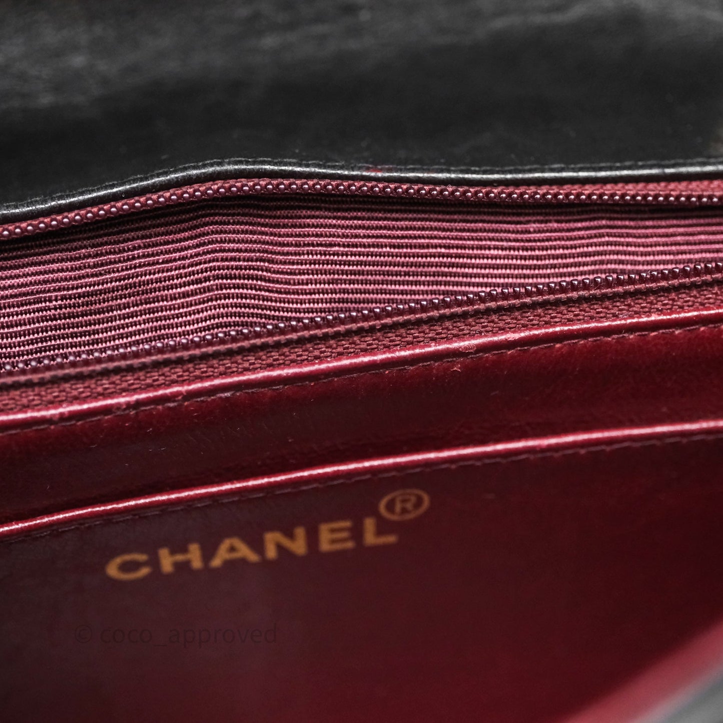 Chanel Vintage Medium Classic Diana Flap Bag Black Lambskin 24K Gold Hardware