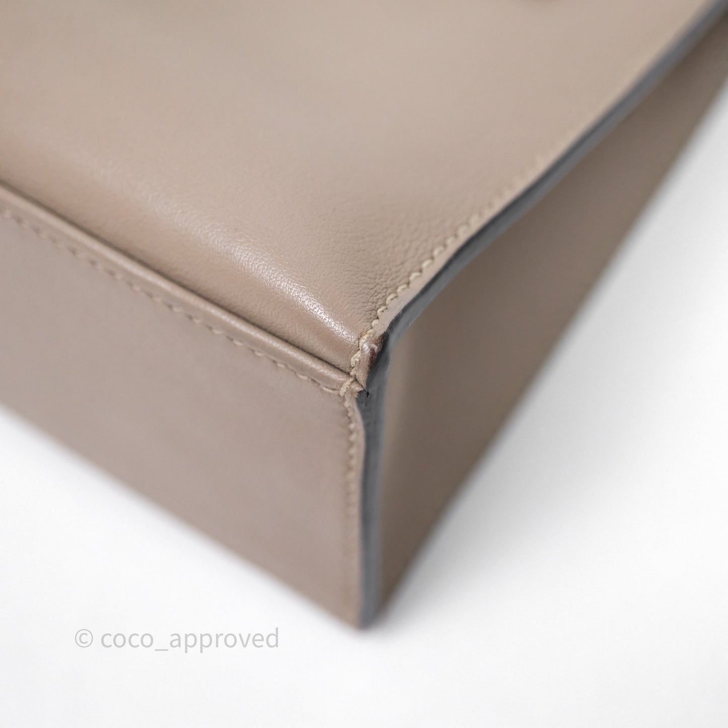 Hermès Kelly Pochette Gris Asphalte M8 Swift Gold Hardware