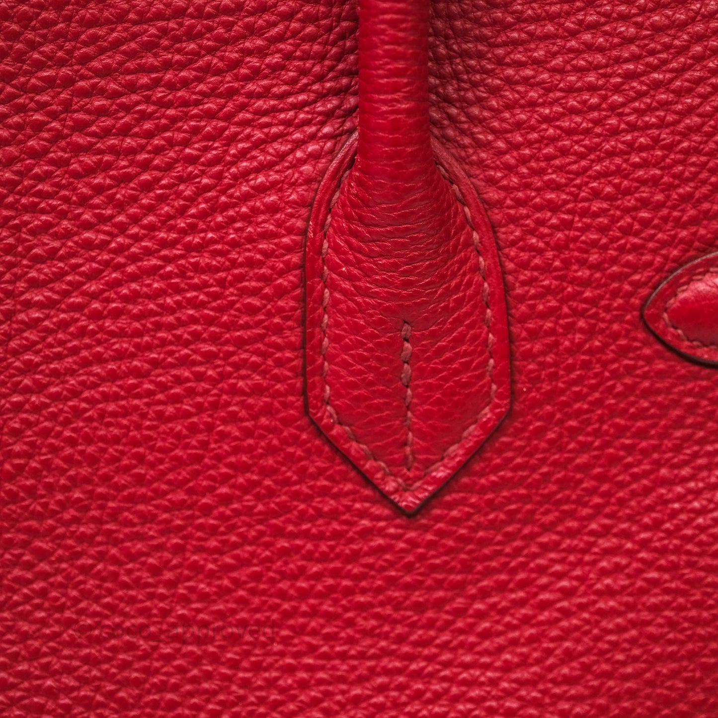 Hermès Birkin 30 Rouge Togo Palladium Hardware