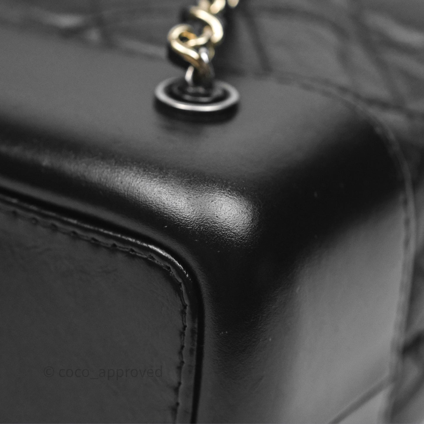 Chanel Small Gabrielle Backpack Black Aged Calfskin