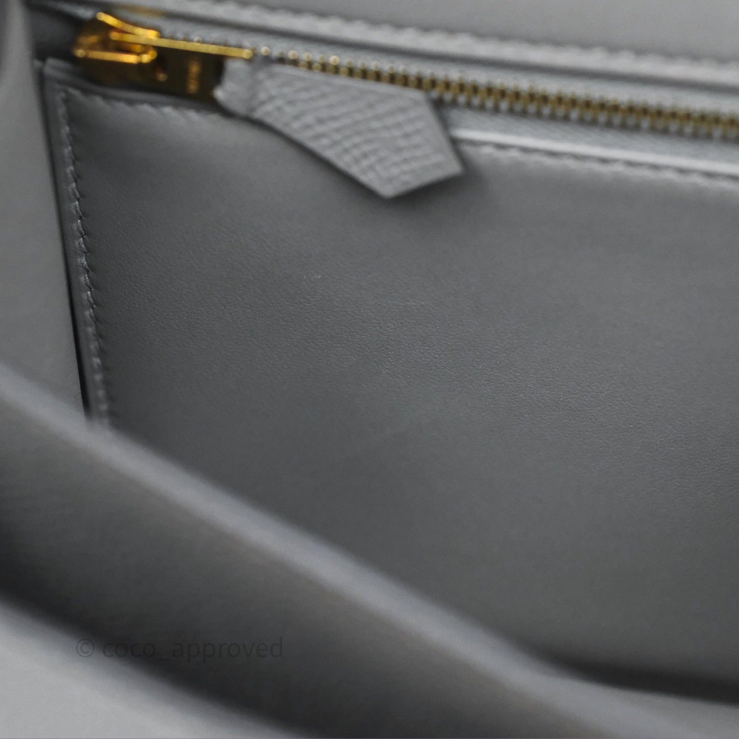 Hermès Constance 24 Gris Mouette 4Z Epsom Gold Hardware