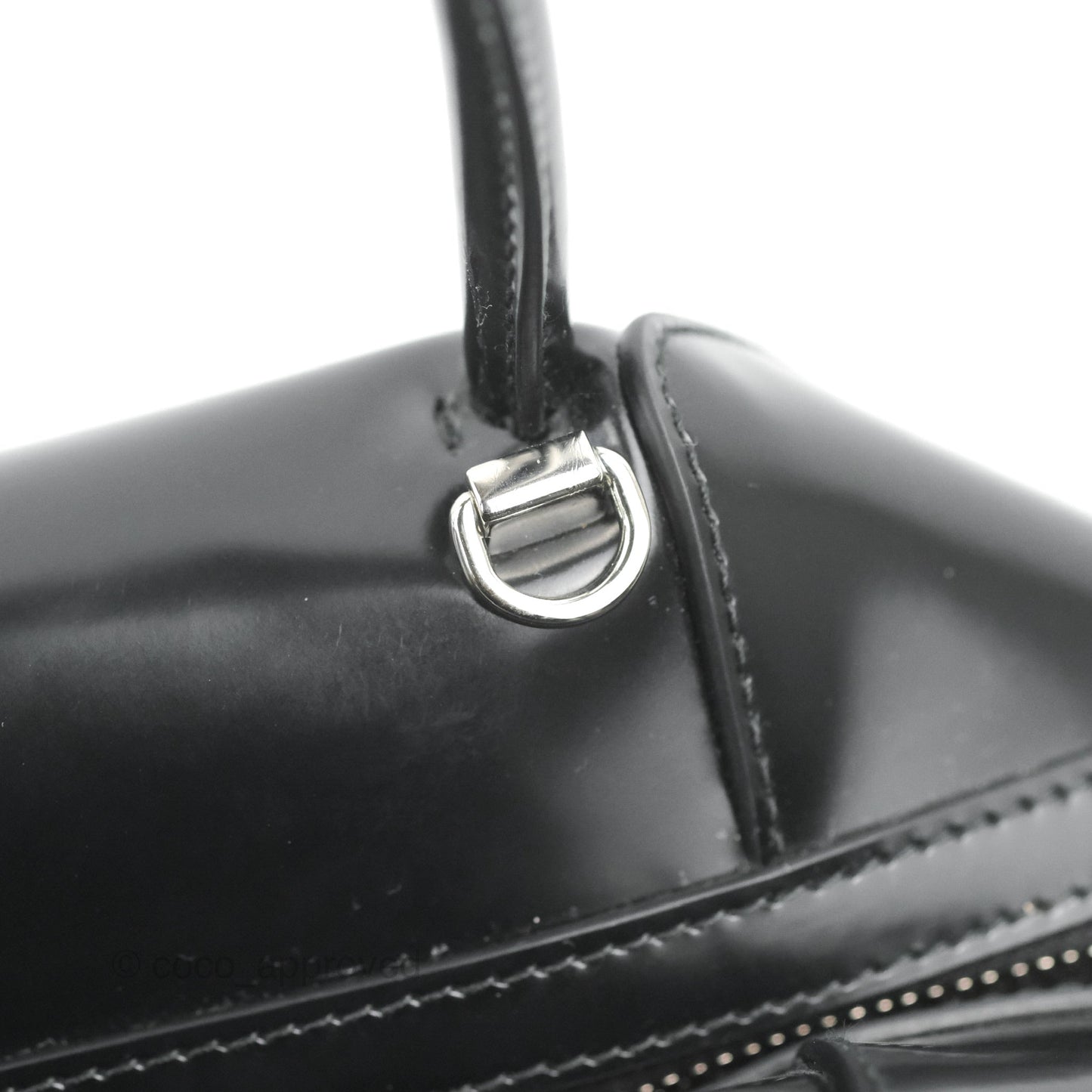 Prada Small Supernova Handbag Brushed Leather Black