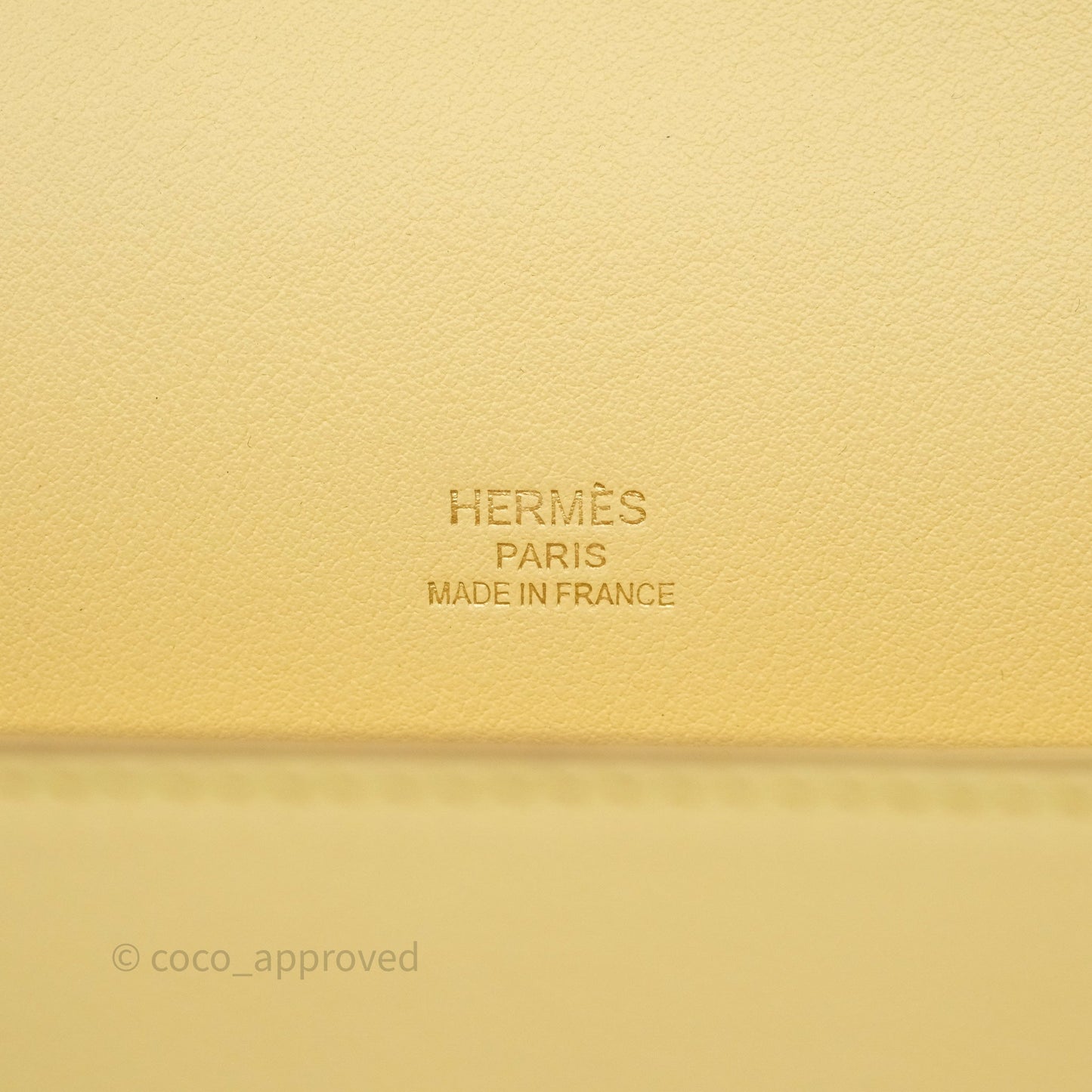 Hermès Roulis Mini 18 Jaune Poussin 1Z Swift Gold Hardware