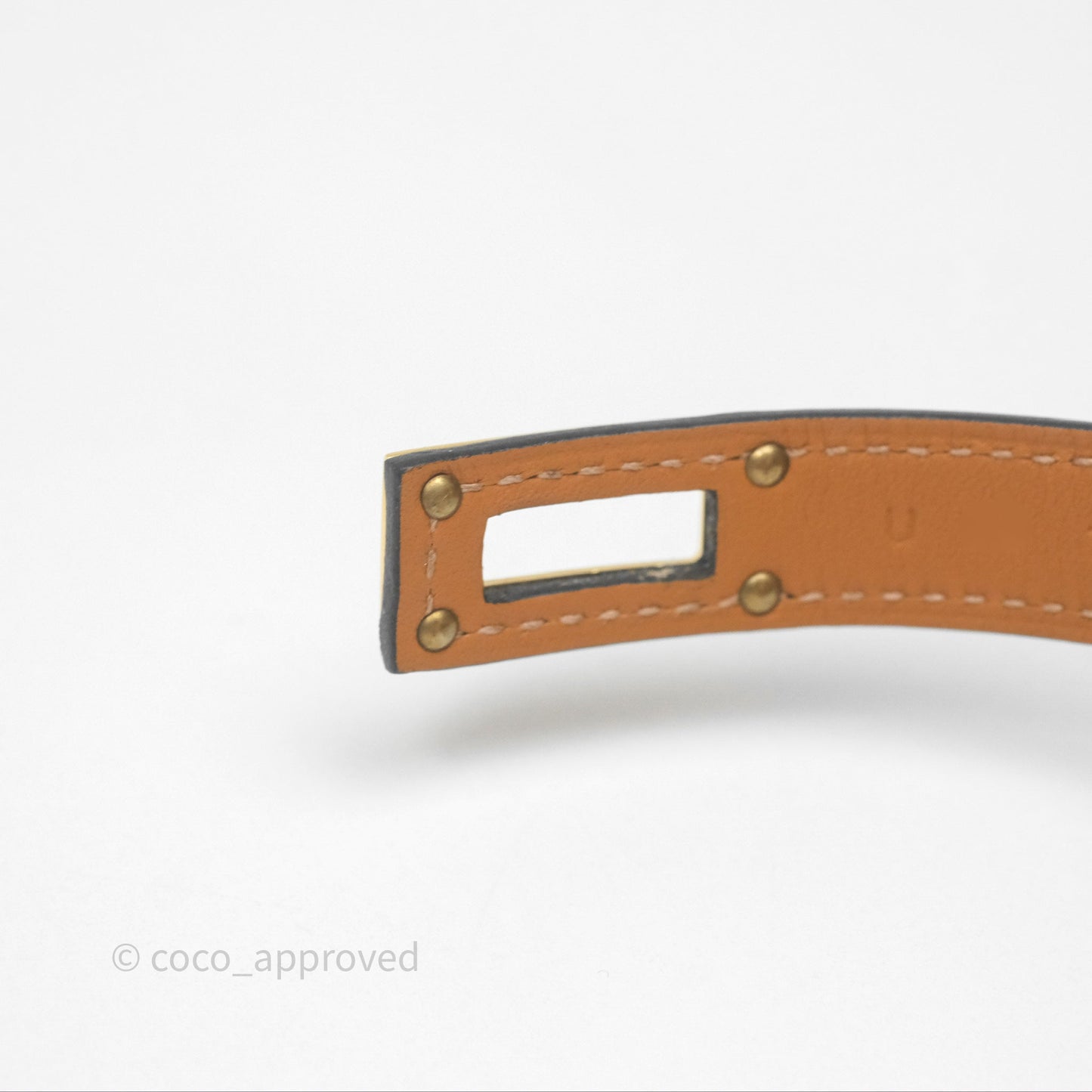 Hermès Kelly Double Tour Box Leather Bracelet Black Gold Hardware