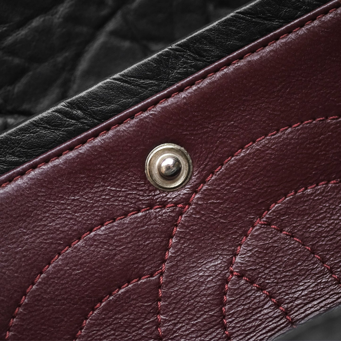 Chanel Quilted Reissue 226 Aged Calfskin Black Ruthenium Hardware
