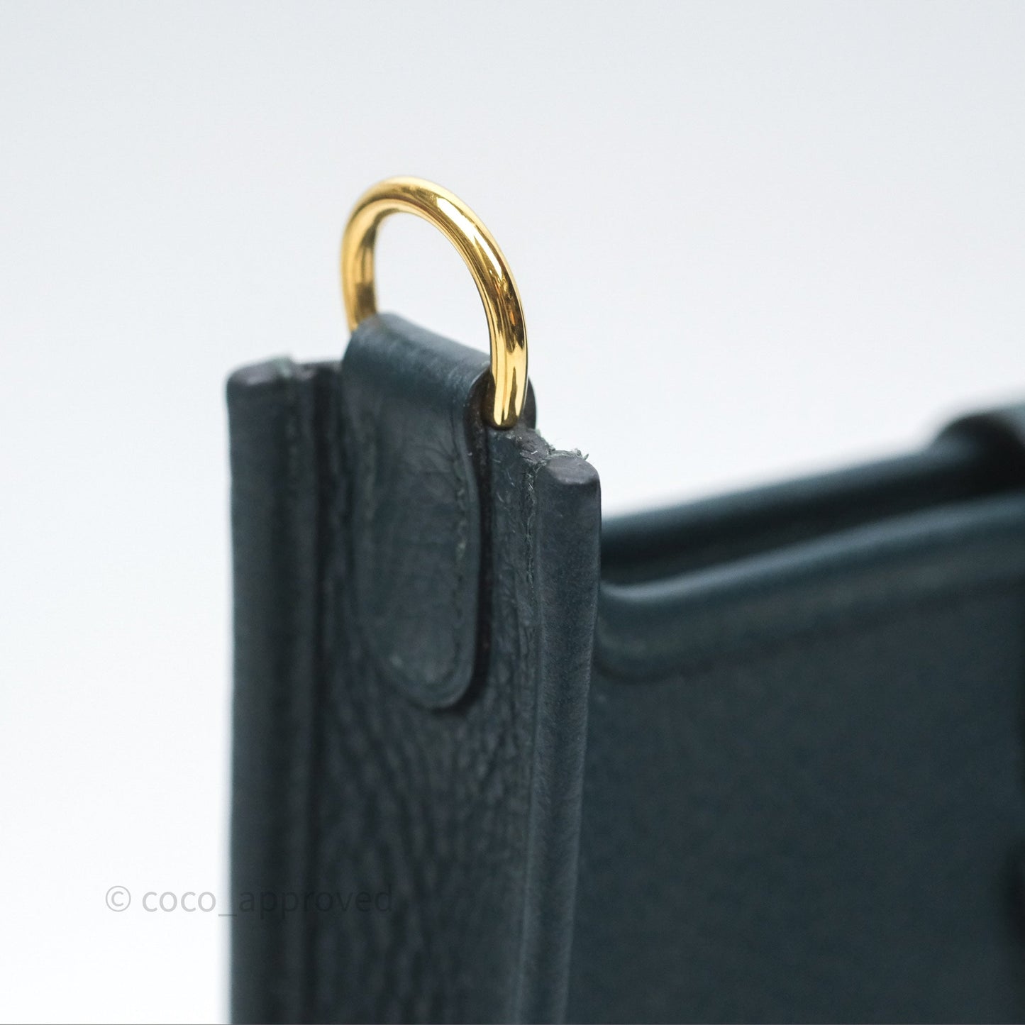 Hermès Mini Evelyne 16 Vert Cypres 6O Clemence Gold Hardware