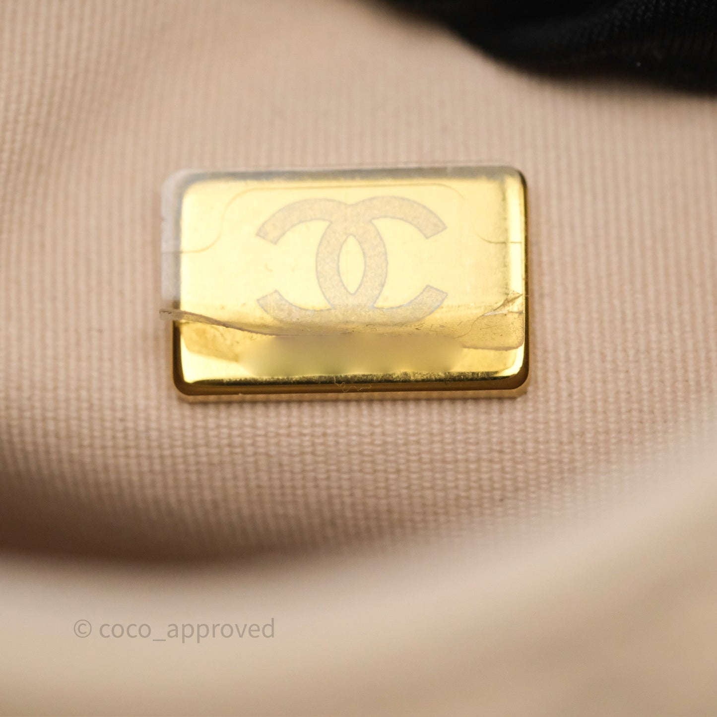 Chanel Small Hobo Bag Light Beige Lambskin Gold Hardware 23P
