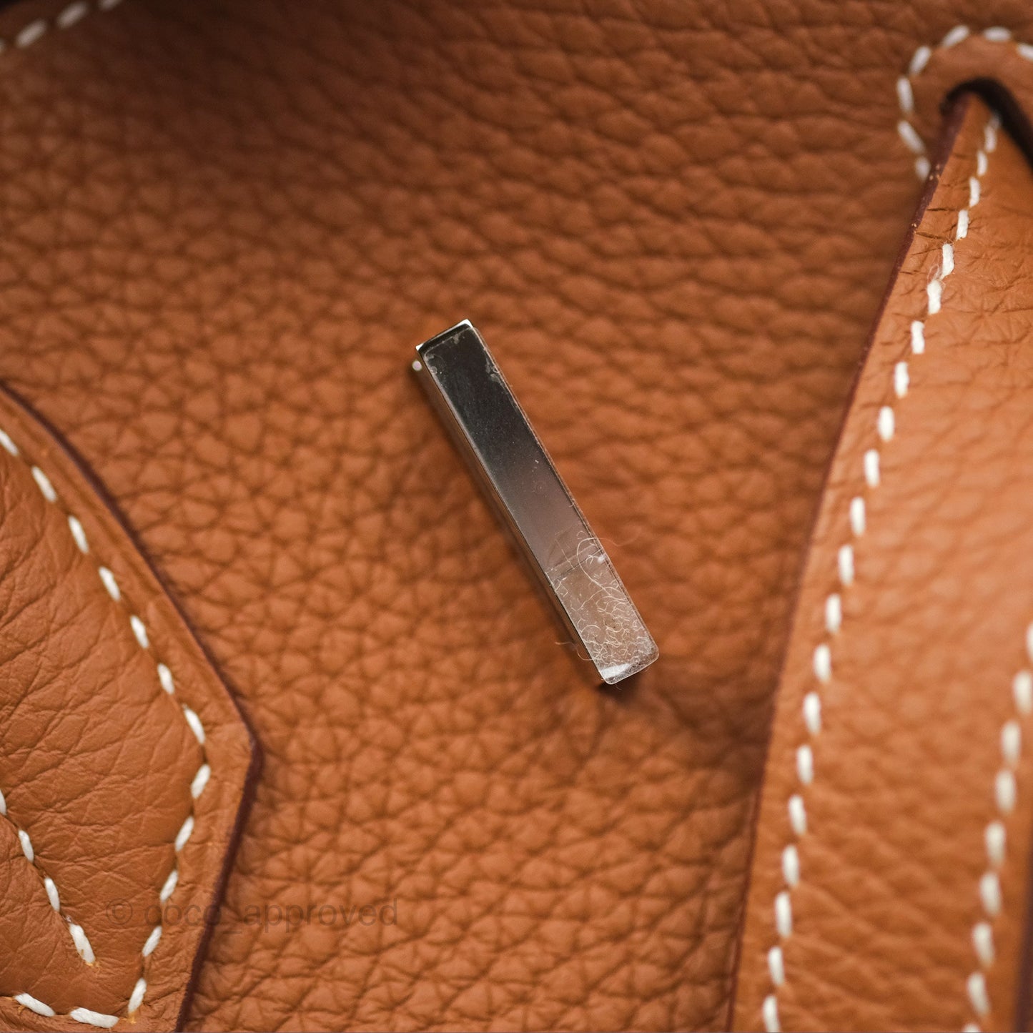 Hermès Birkin 30 Retourne Gold 37 Togo Palladium Hardware