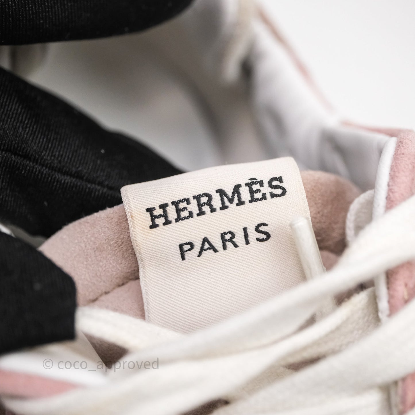 Hermès Jet Sneaker Rose Cancan /Rose Aquarelle Size 38
