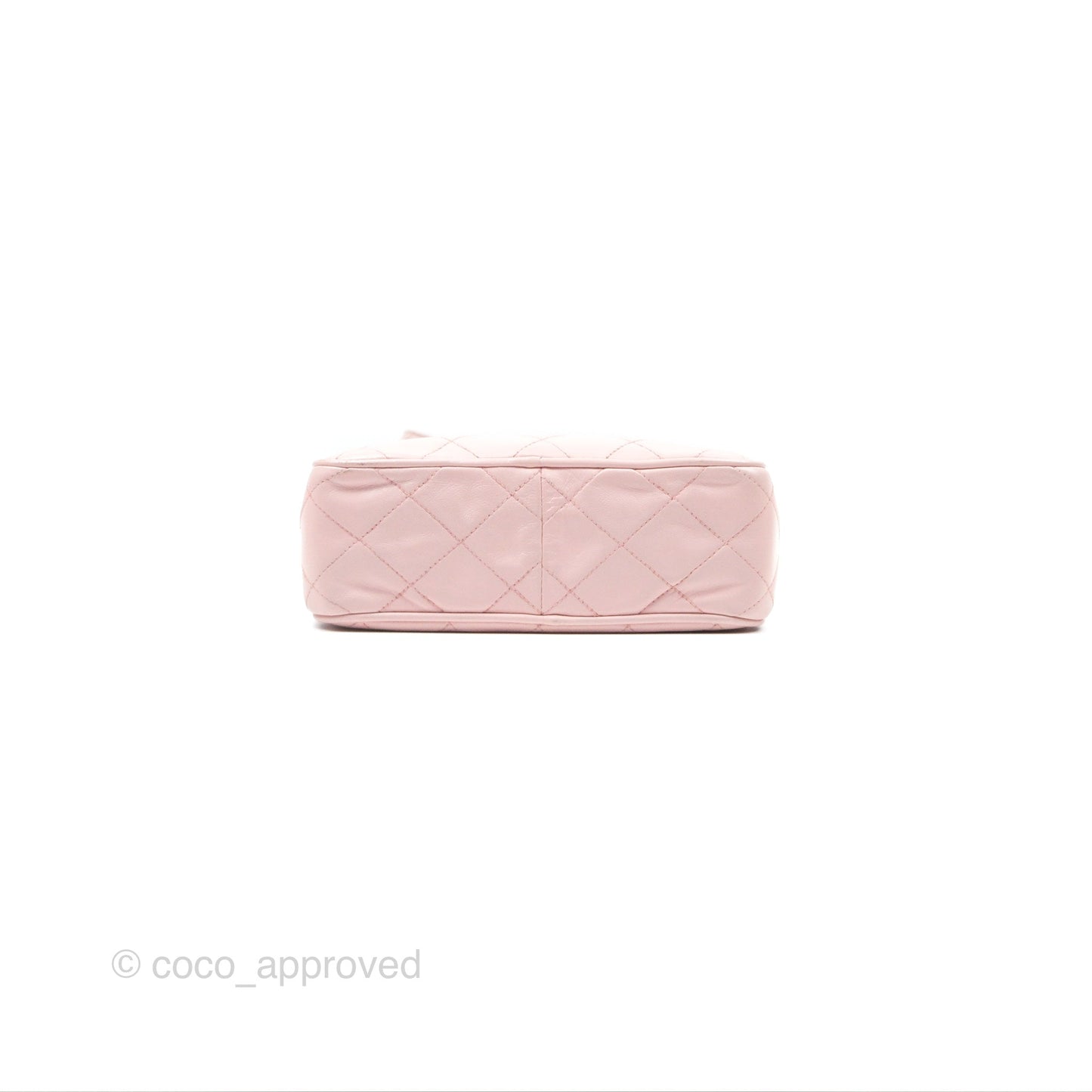 Chanel Vintage Camera Bag Pink Lambskin Gold Hardware