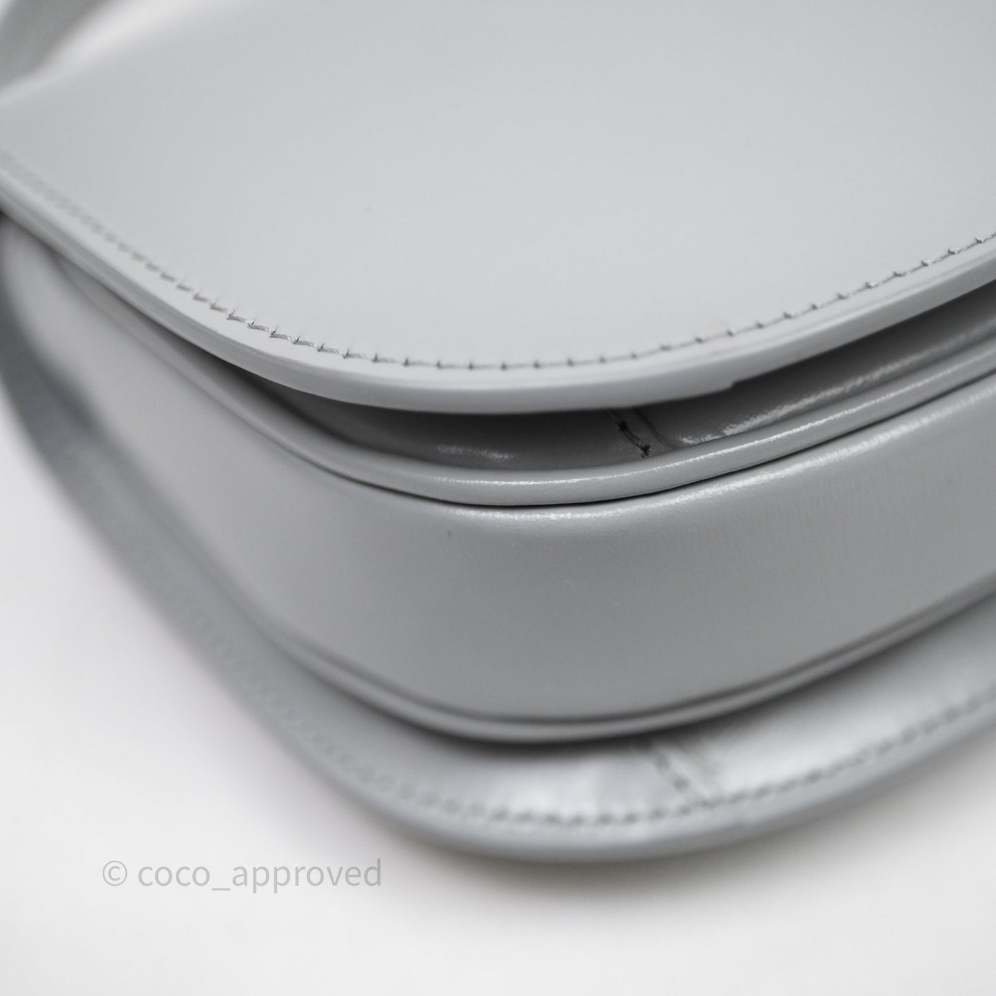 Celine Mini Besace Clea Grey Shiny Calfskin