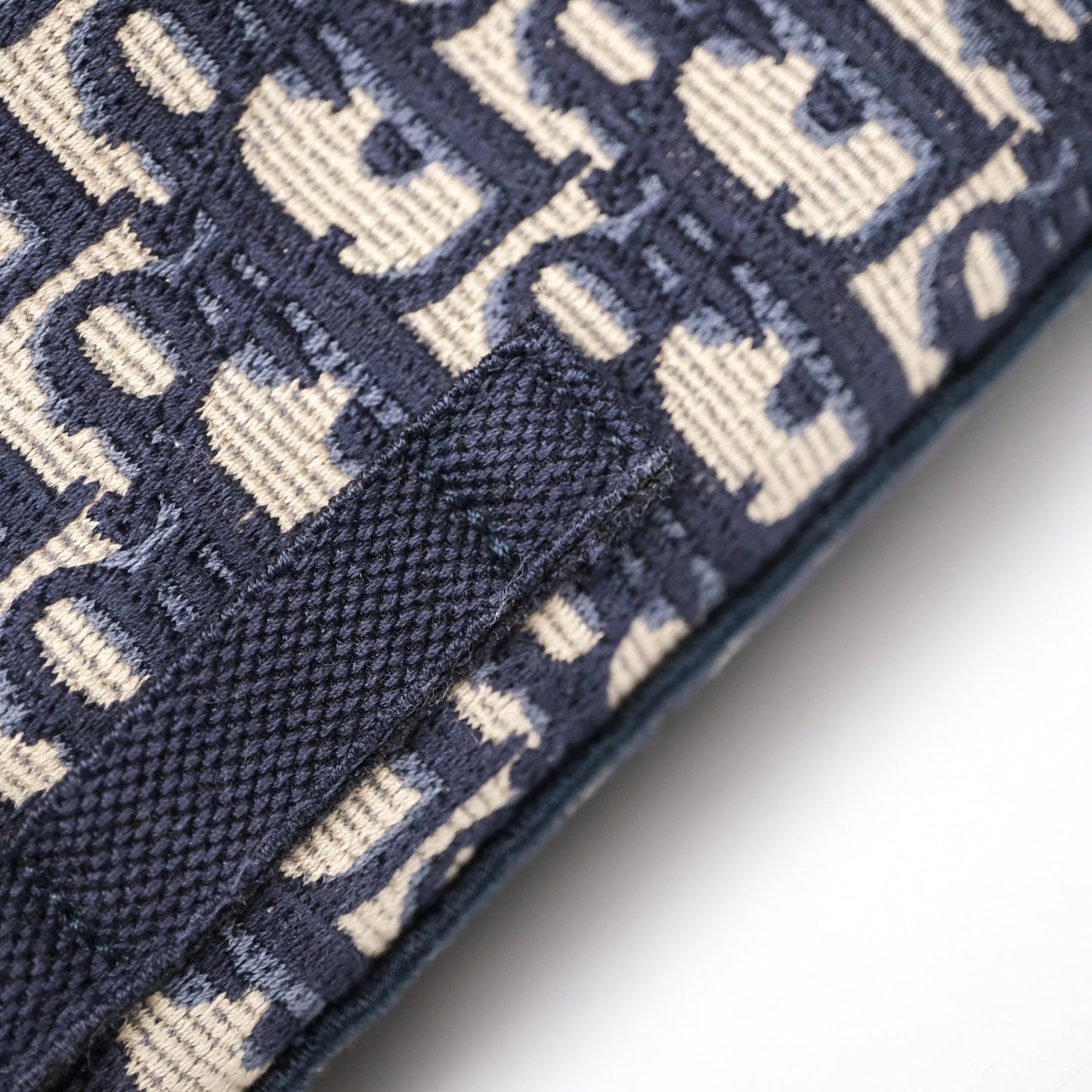 Christian Dior Medium DiorCamp Messenger Bag Oblique Embroidery Blue