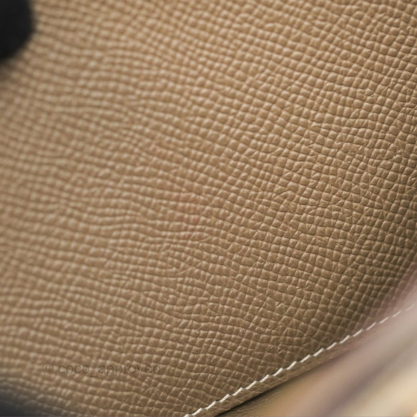 Hermès Constance To Go Wallet Etoupe Epsom Gold Hardware
