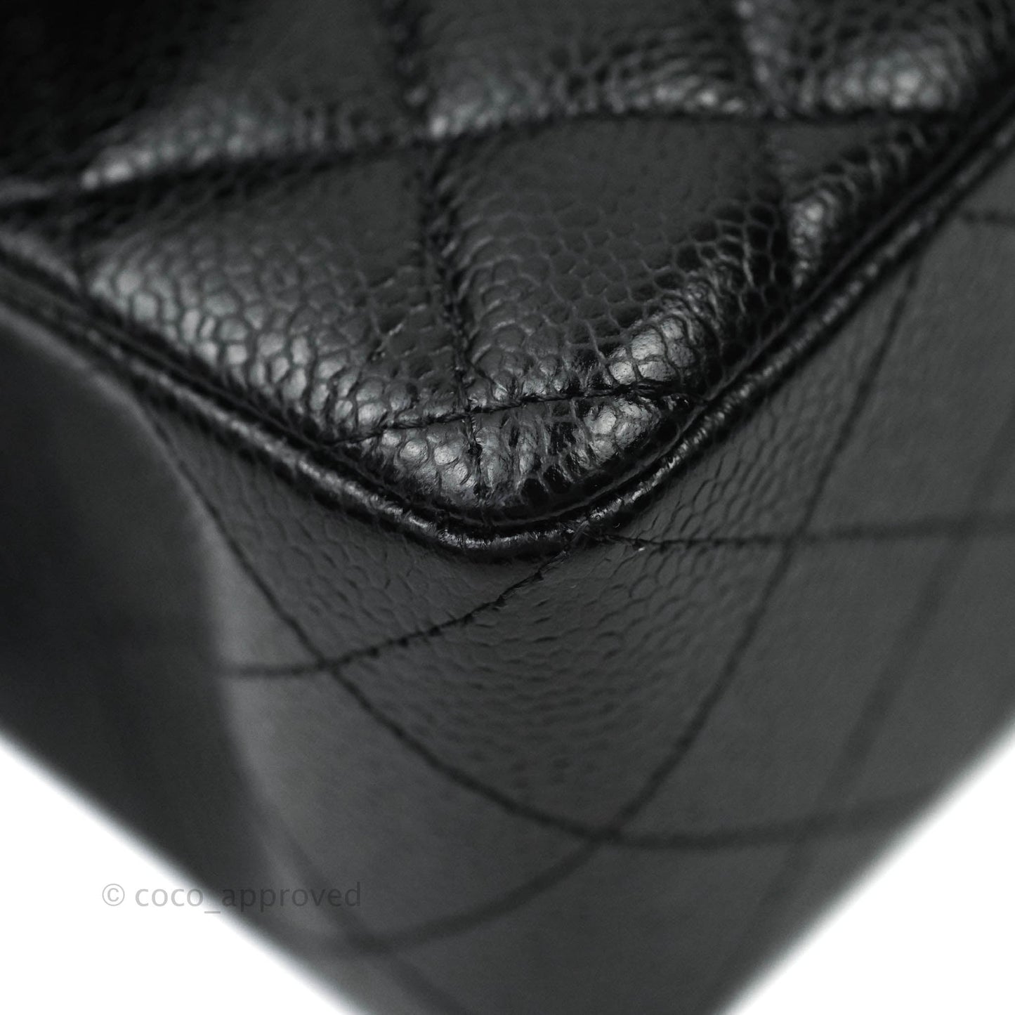 Chanel Small S/M Quilted Classic Flap Black Caviar Silver Hardware