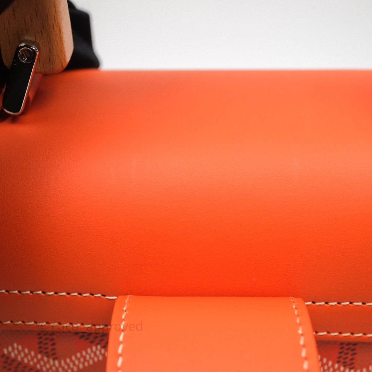 Goyard Saïgon Structuré Mini Bag Orange Goyardine Canvas