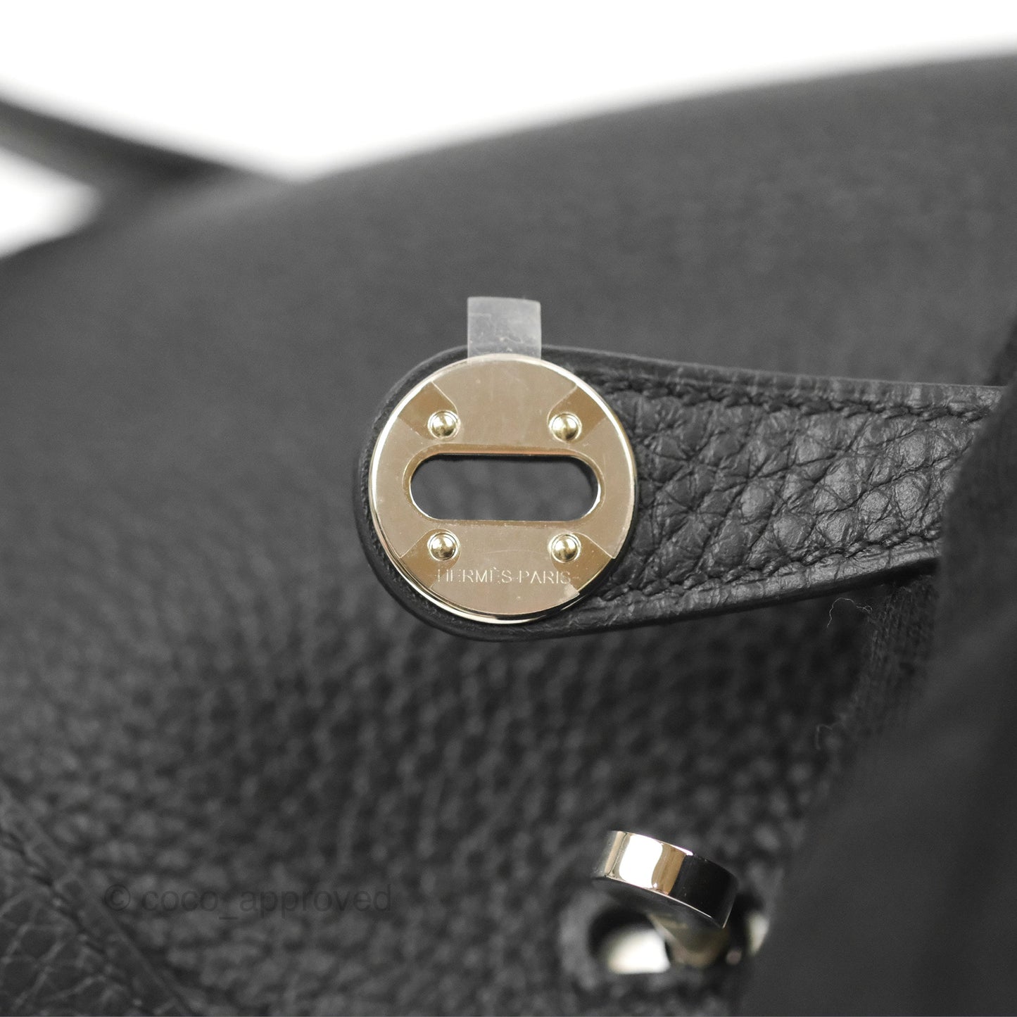 Hermès Mini Lindy 20 Black Noir Clemence Palladium Hardware