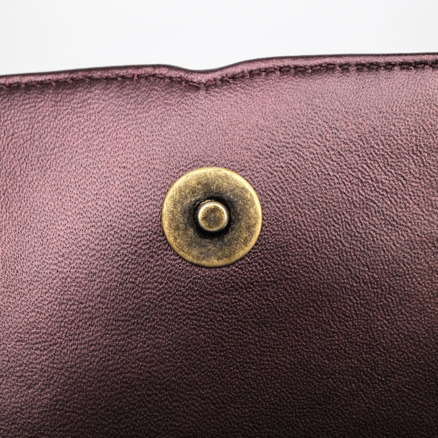 Chanel Quilted Filigree Backpack Iridescent Burgundy Caviar Aged Gold Hardware