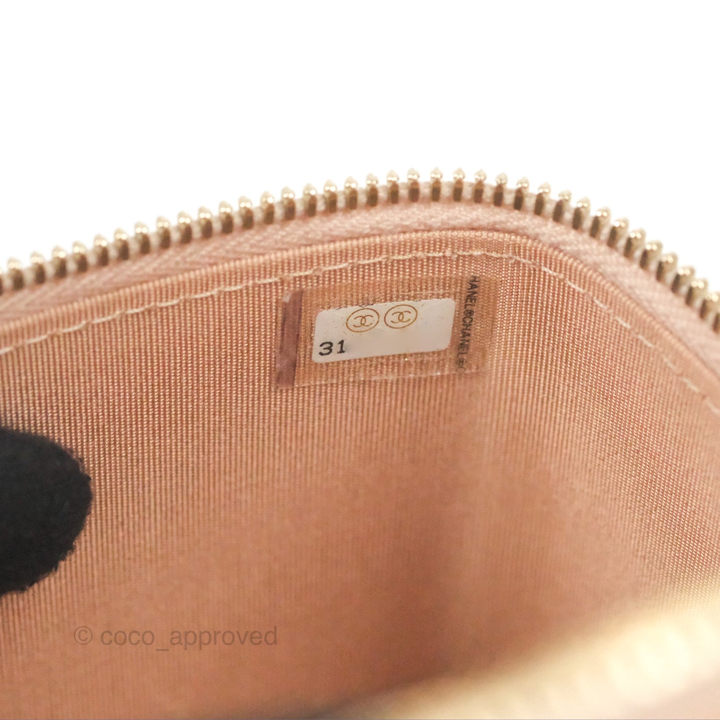 Chanel Mini Top Handle Vanity With Chain Beige Lambskin Aged Gold Hardware