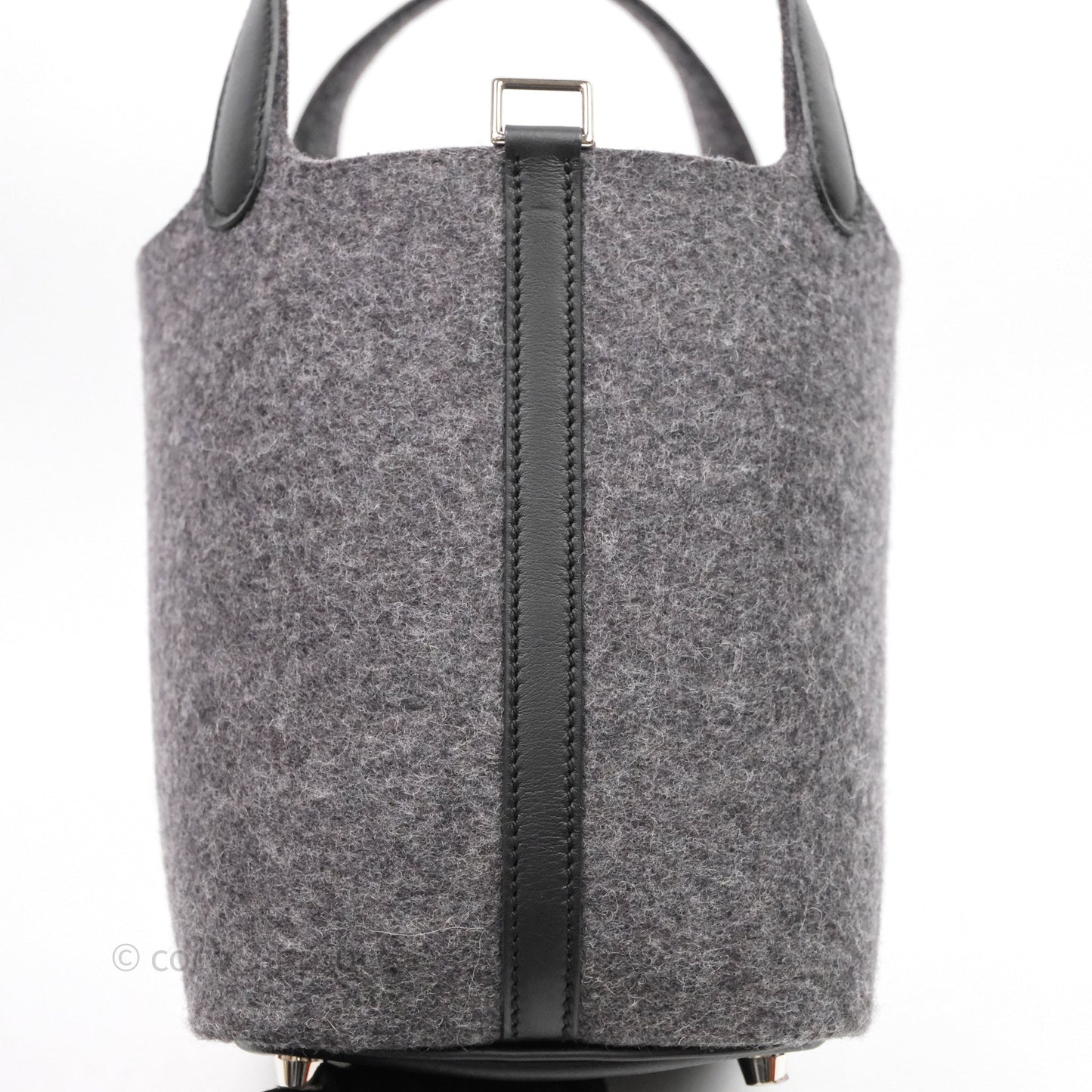Hermes Picotin 18 Wool Gris Palladium Hardware