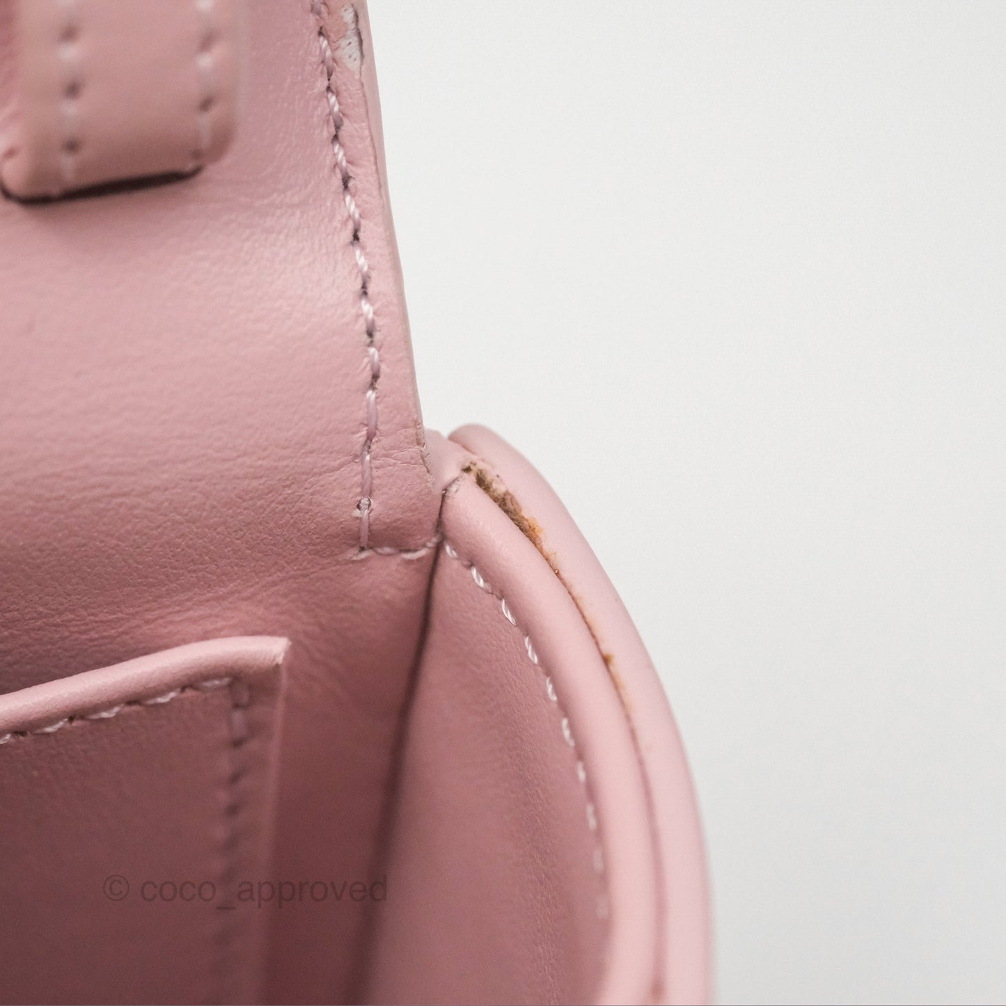 Celine Mini Triomphe Shiny Calfskin Pink