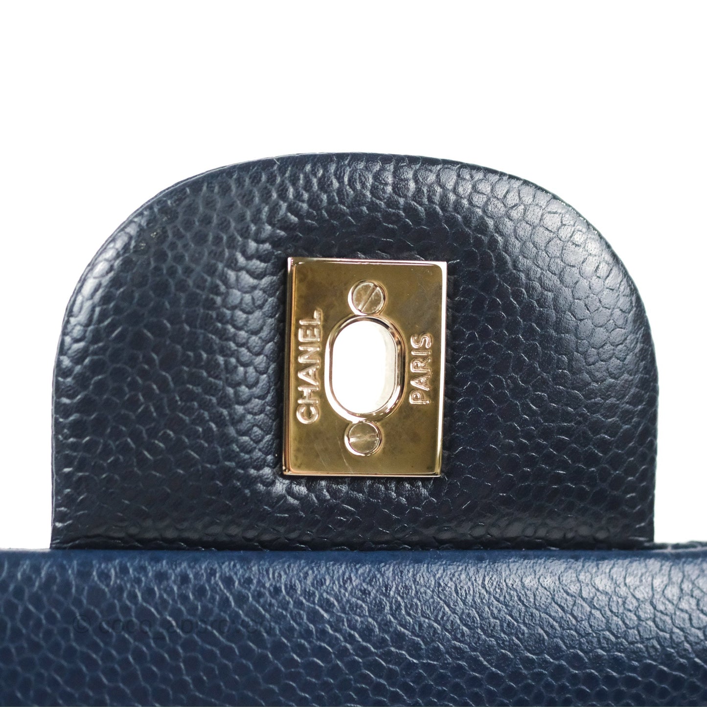 Chanel Jumbo Double Flap Navy Caviar Silver Hardware⁣⁣