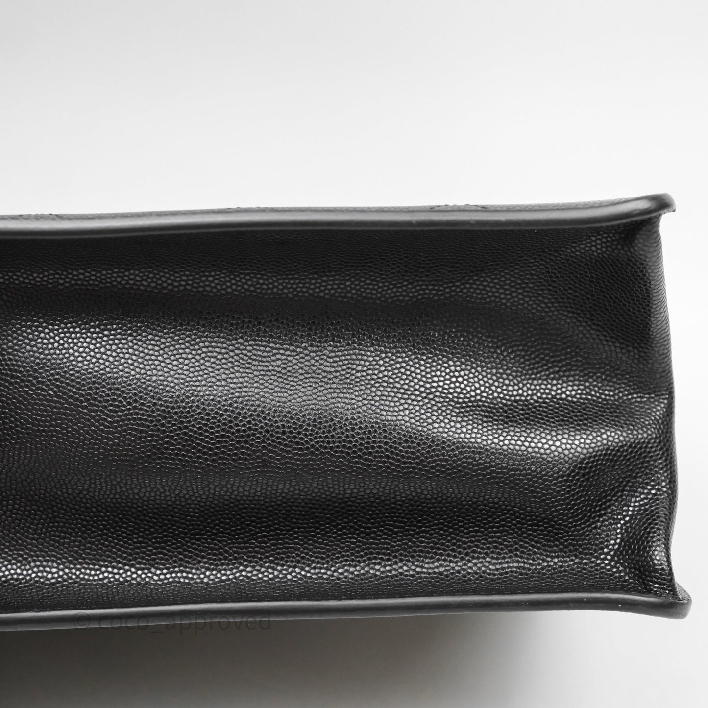 Chanel So Black Quilted Caviar Tote bag