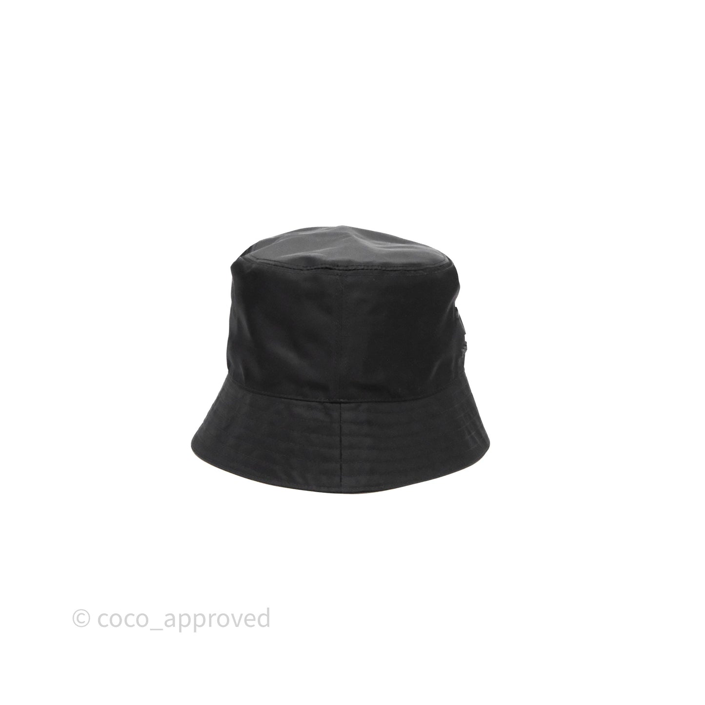 Prada Re-Nylon Logo Bucket Hat Black