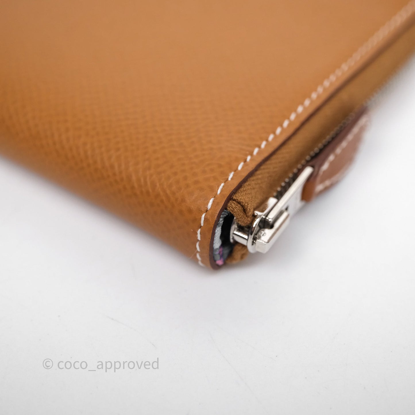 Hermès Silk In Classique Long Wallet Gold Epsom
