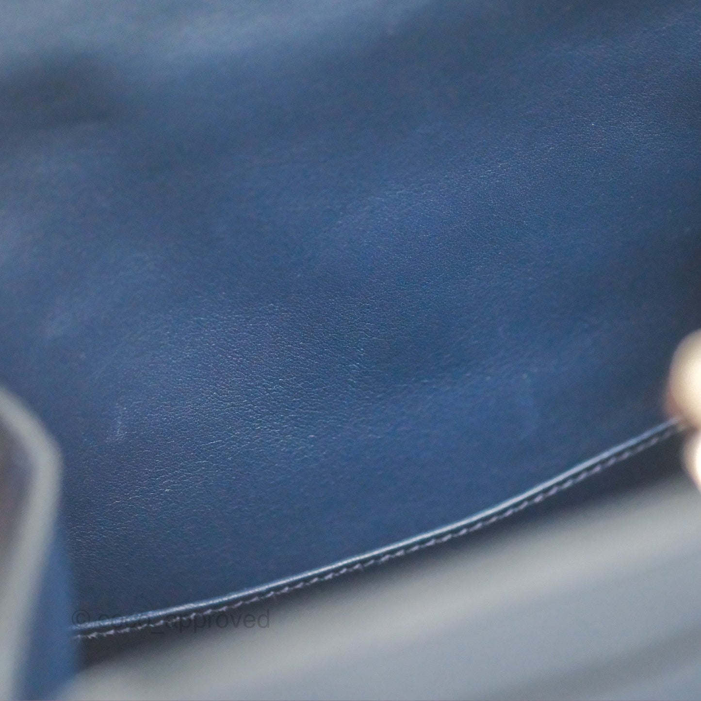 Hermès ToolBox 20 Navy Swift Palladium Hardware