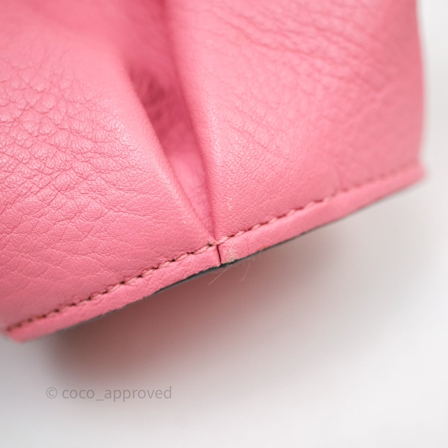 Loewe Elephant Coin Case Pink