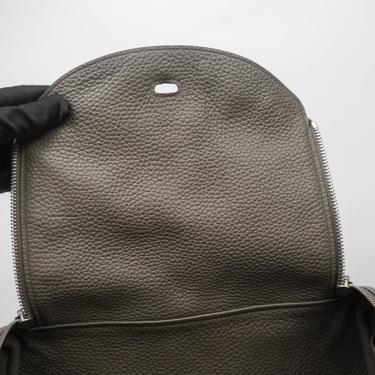 Hermès Lindy 30 Etain 8F Clemence Palladium Hardware