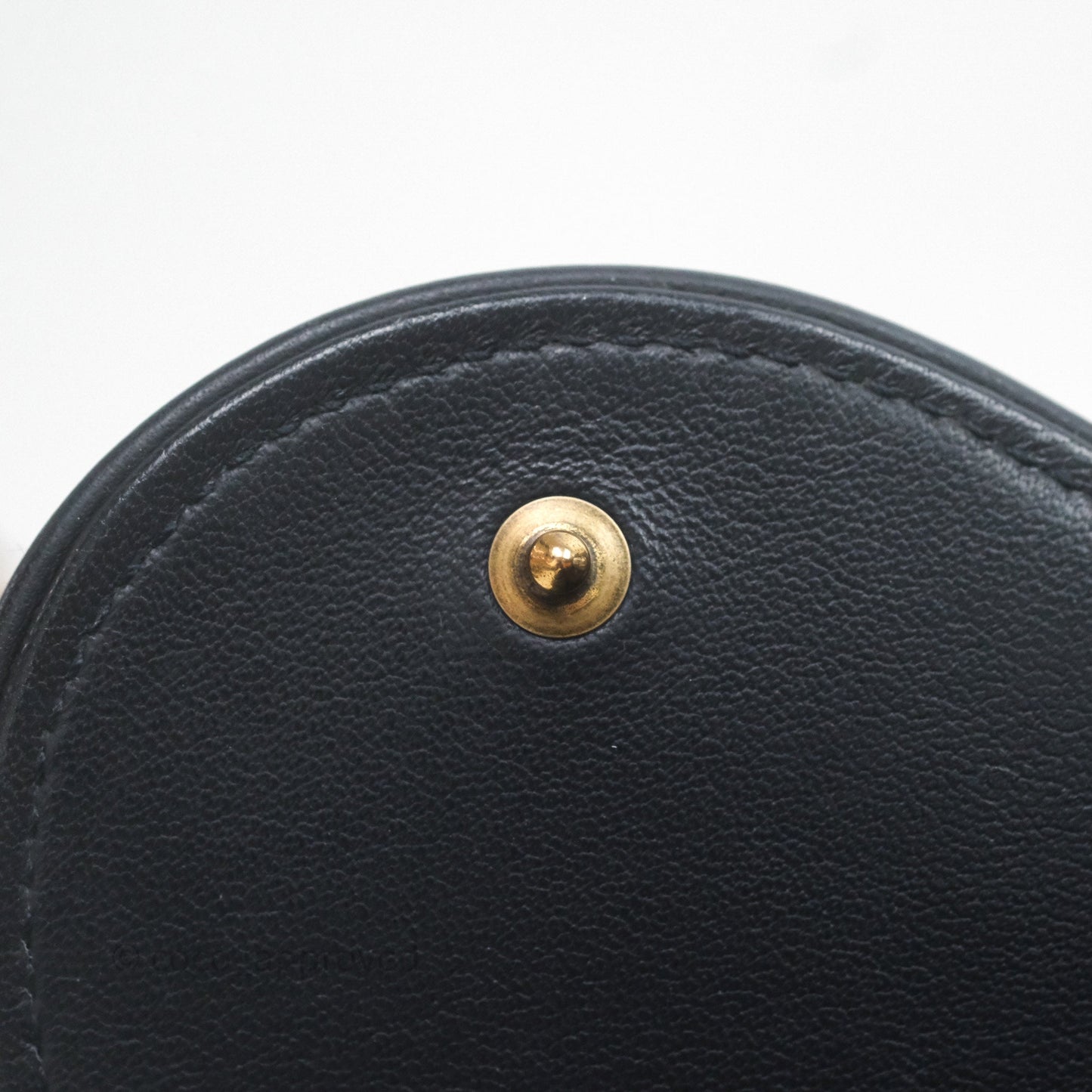 Small Saddle Pouch Wallet with Chain Blue Dior Oblique Jacquard