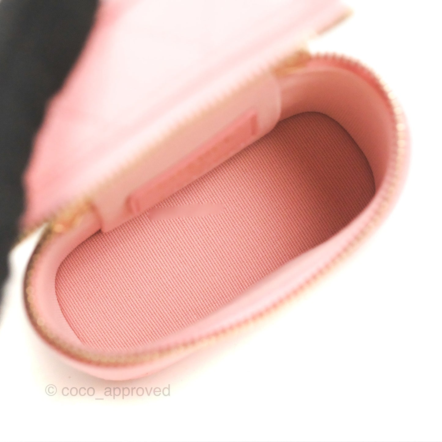 Chanel Quilted Small Handle With Care Vanity Case With Chain Pink Caviar Gold Hardware