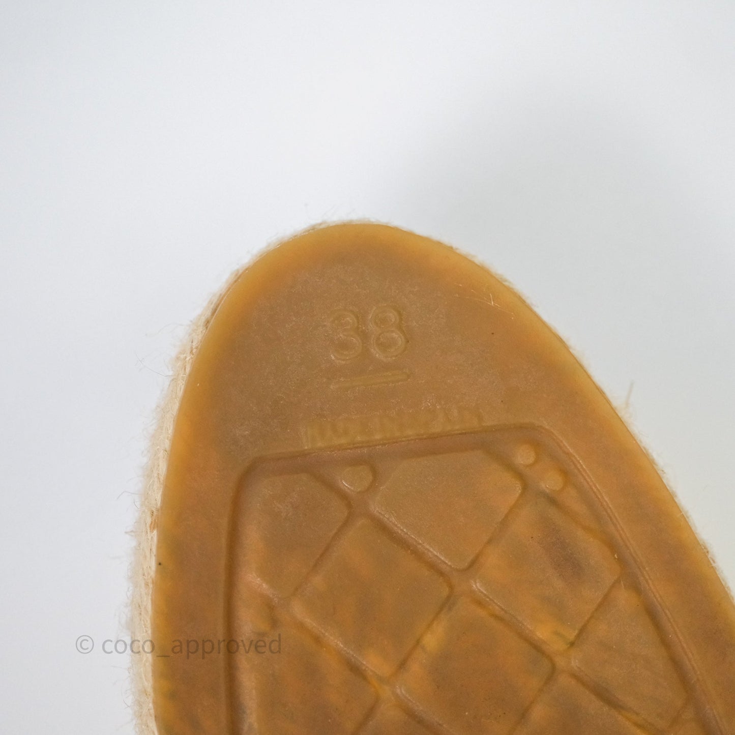 Chanel CC Logo Yellow/Black Slippers Size 38