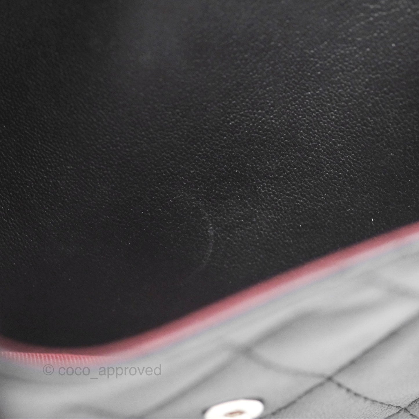Chanel Quilted Wallet on Chain WOC Black Lambskin Palladium Hardware