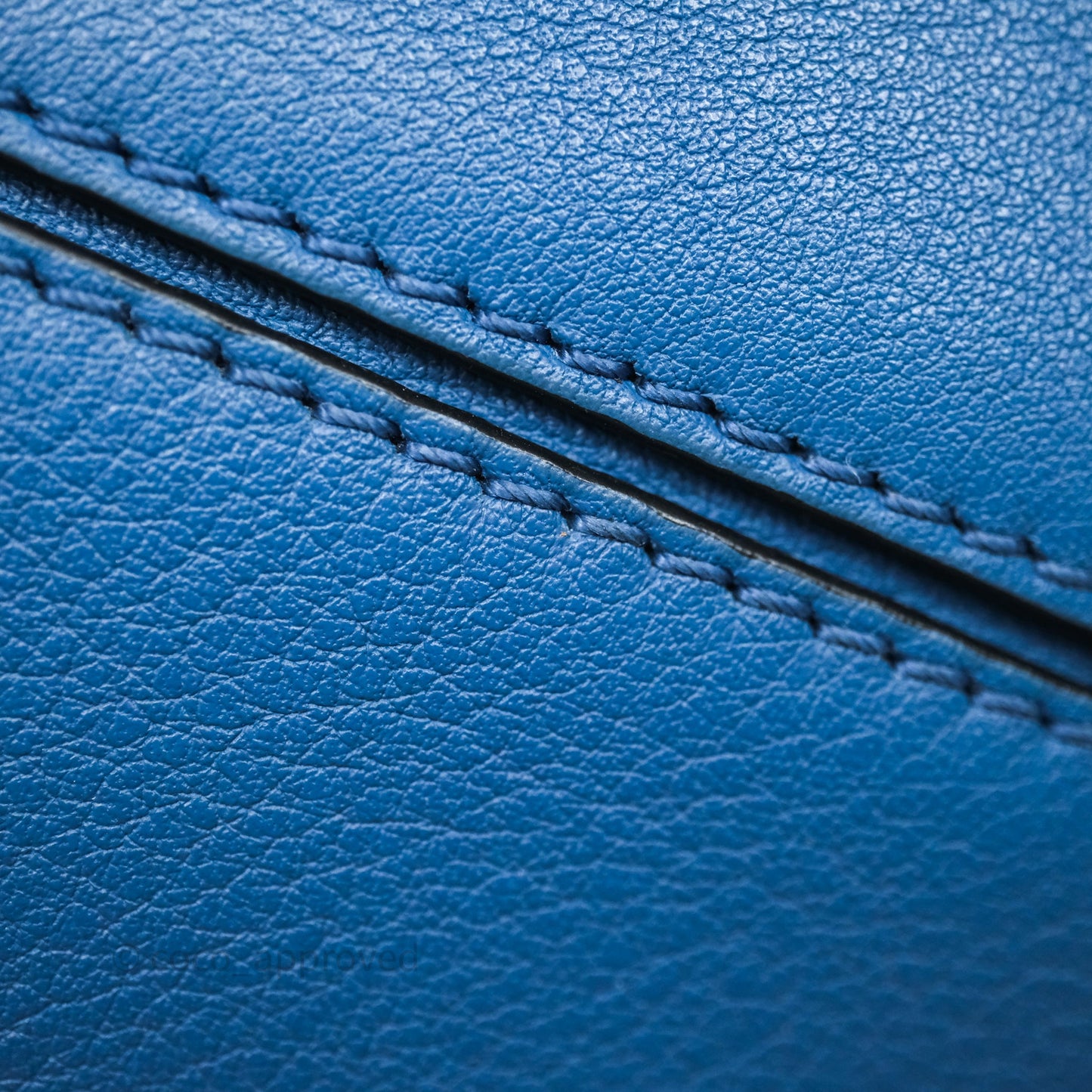 Loewe Mini Puzzle Bag Blue Calfskin