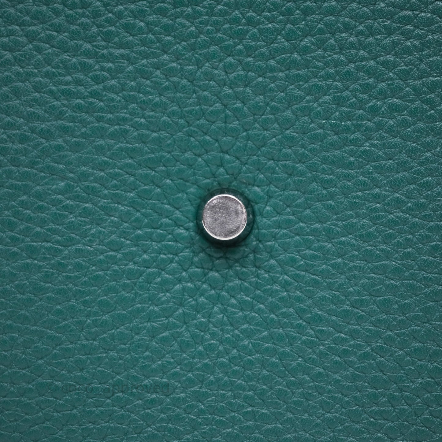 Hermès Lindy 30 Malachite Z6 Clemence Palladium Hardware
