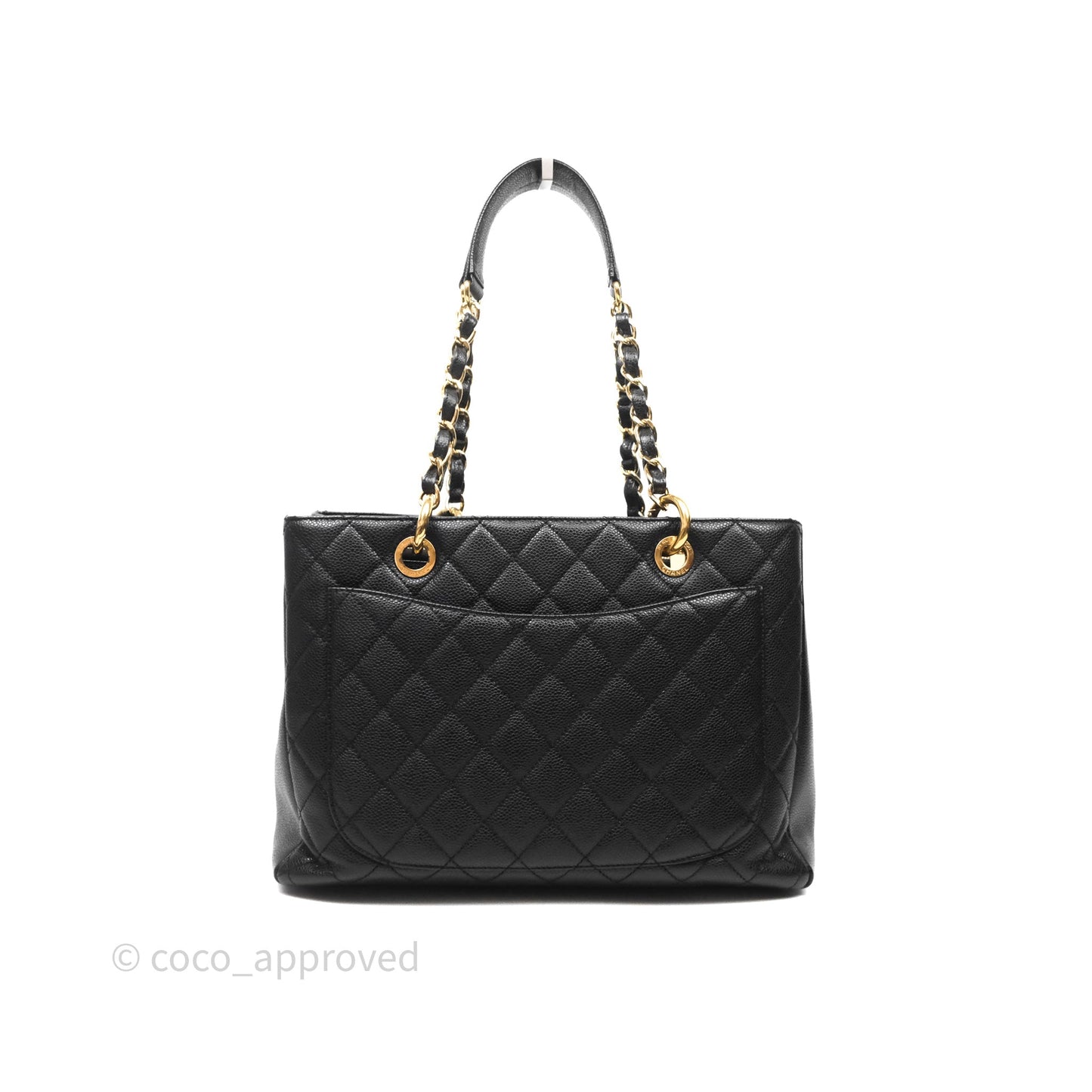 Chanel GST Black Caviar Gold Hardware