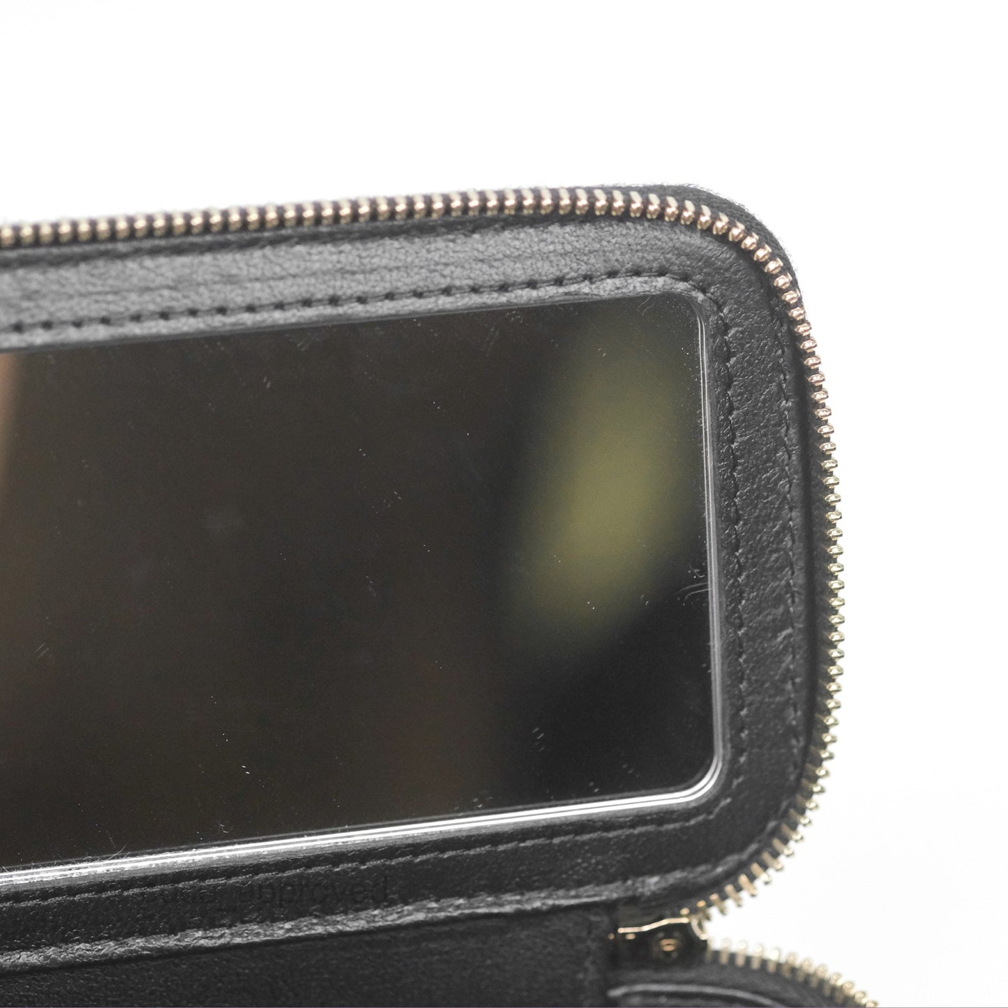Chanel All Slide Vanity with Adjustable Chain Black Lambskin Aged Gold Hardware