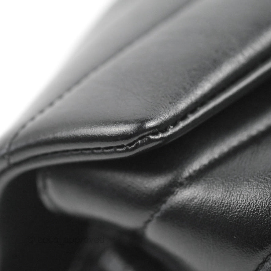 Saint Laurent Loulou Toy Quilted Leather Shoulder Bag Black