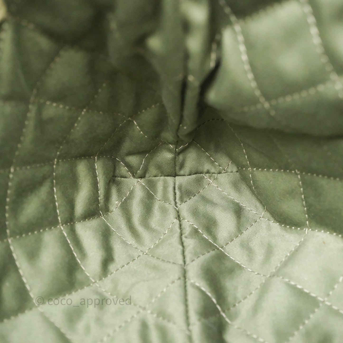 Chanel 22 Small Sage Green Shiny Calfskin Silver Hardware