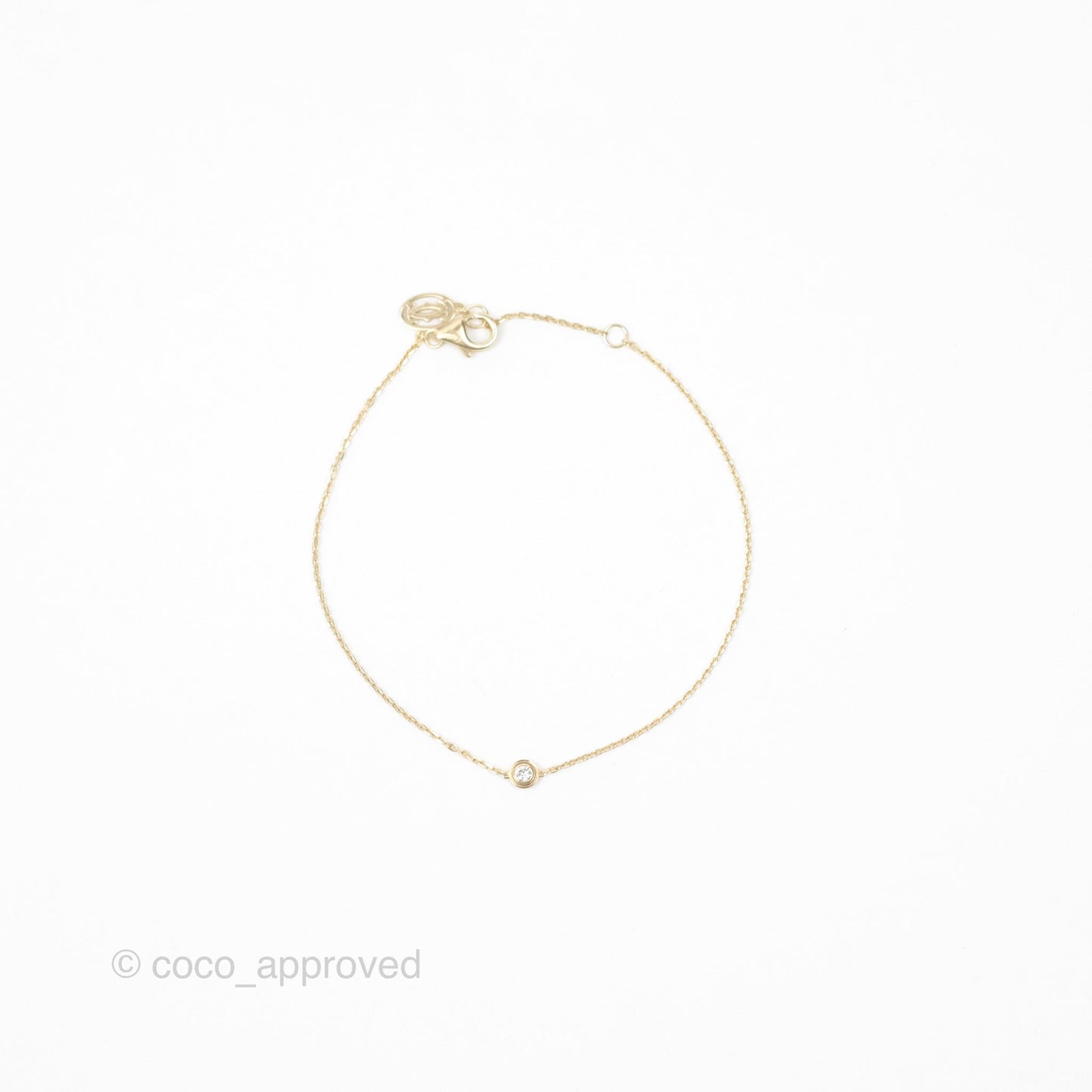 Cartier d'Amour Bracelet XS Yellow Gold Diamond