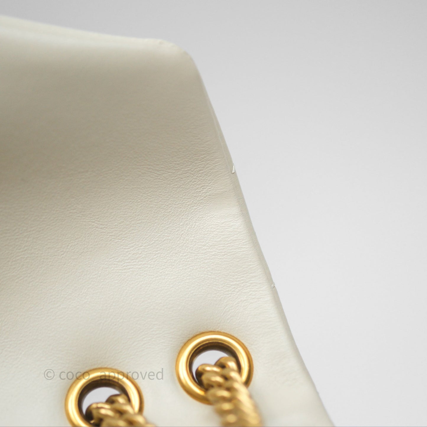 Saint Laurent Loulou Small Flap Bag Beige Calfskin Gold Hardware