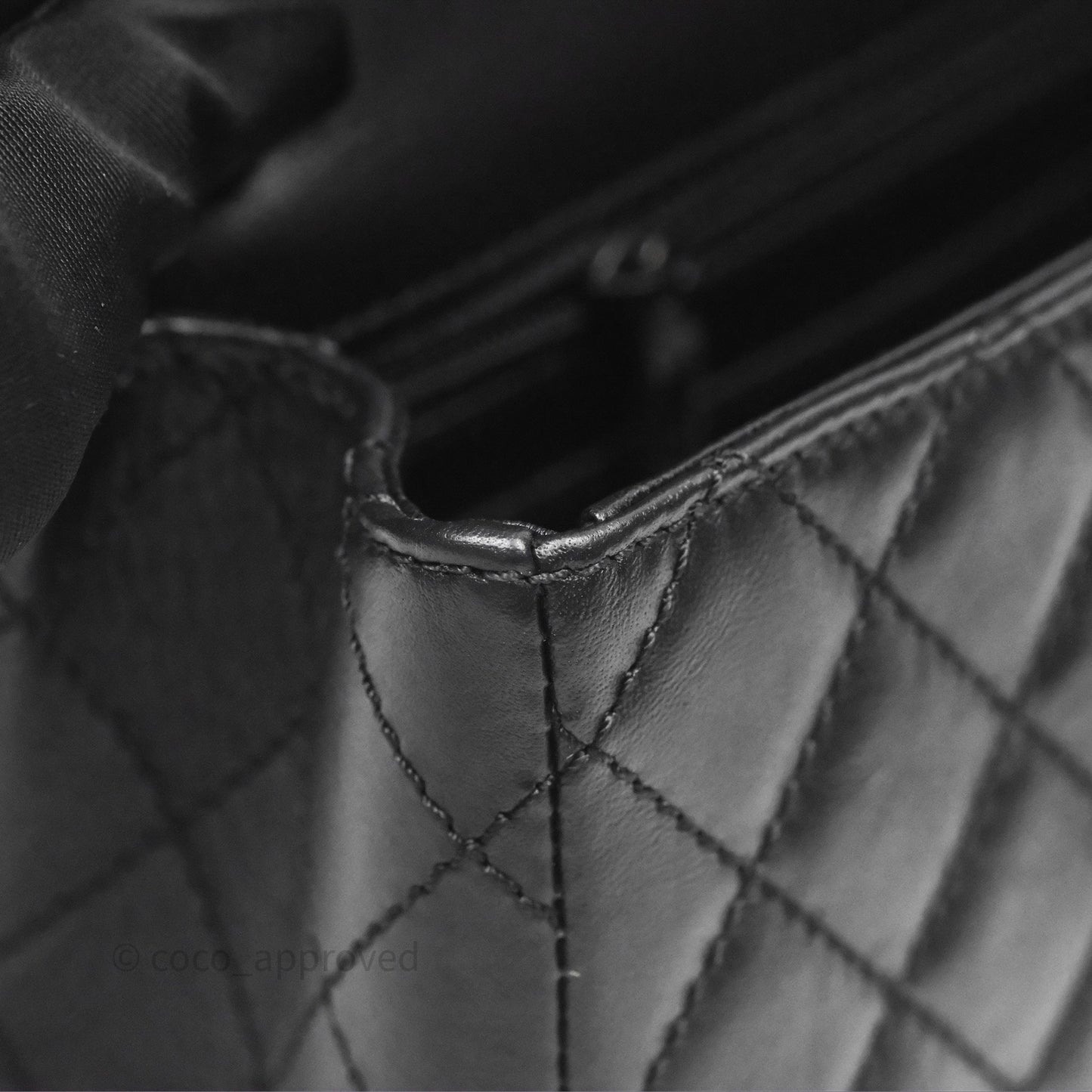 Chanel Quilted Mini Reissue 224 So Black Calfskin